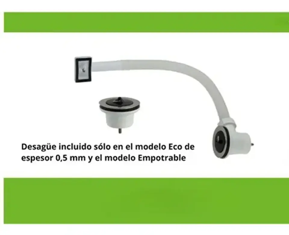 Lavaplatos Doble 120x50 Sobreponer Izquierdo Monomando Taumm 4