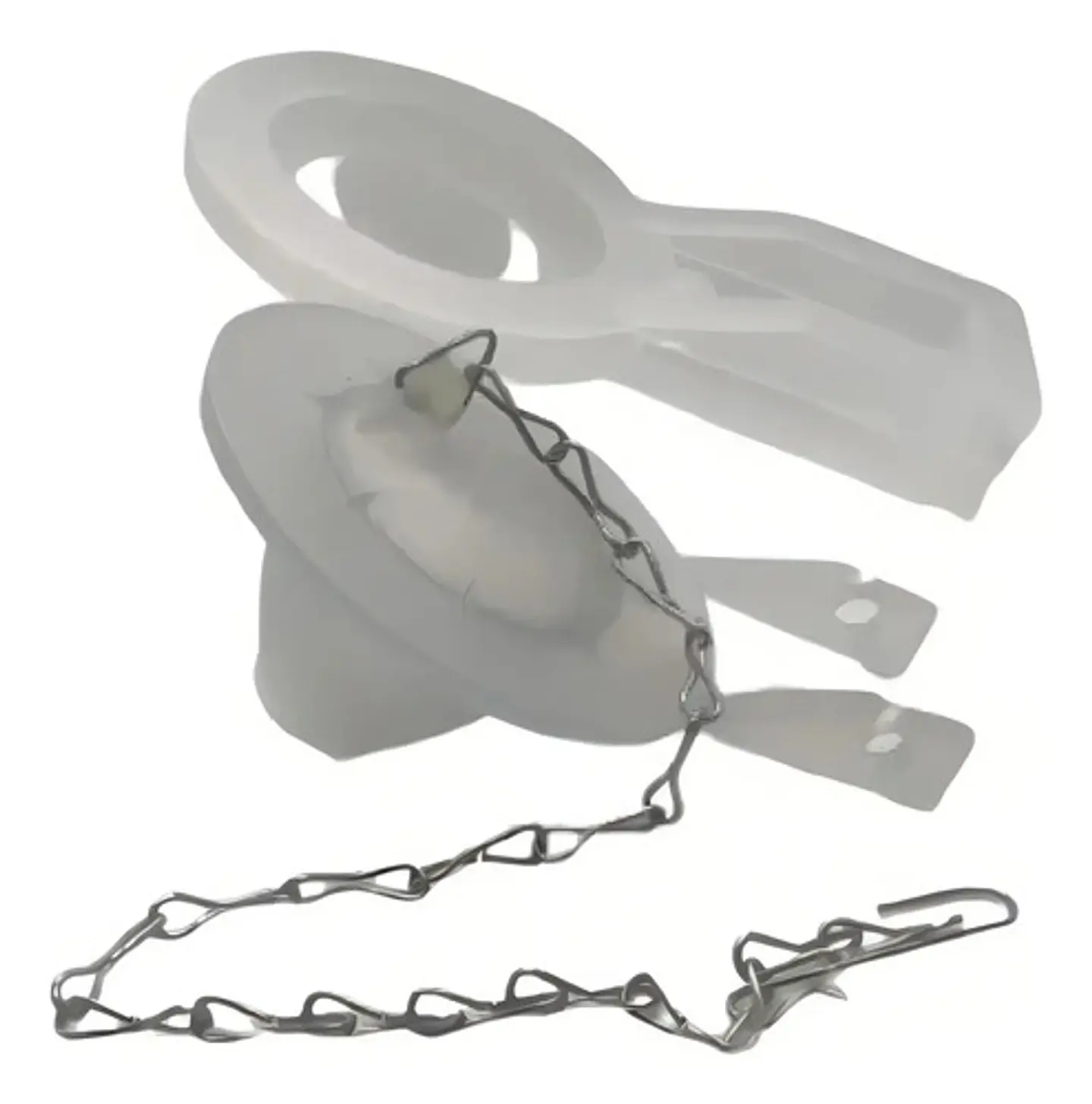 Flapper Para Estanque Wc Baño Cadena Metalica Taumm 5