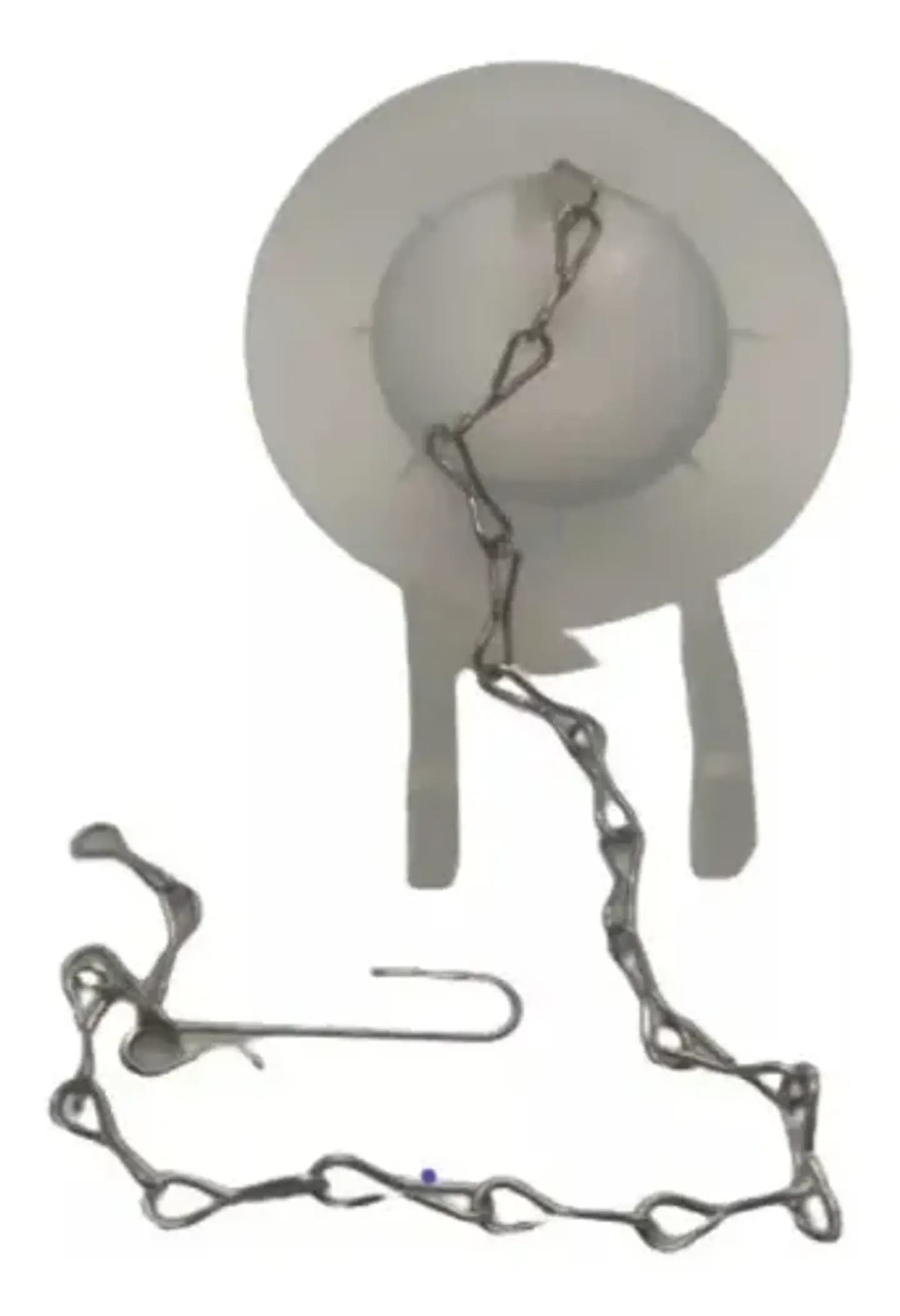 Flapper Para Estanque Wc Baño Cadena Metalica Taumm 6