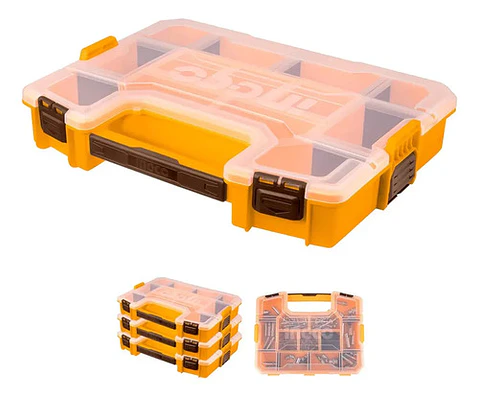 Organizador Plástico Con Divisiones 37cm 15pul Ingco Pbx1511