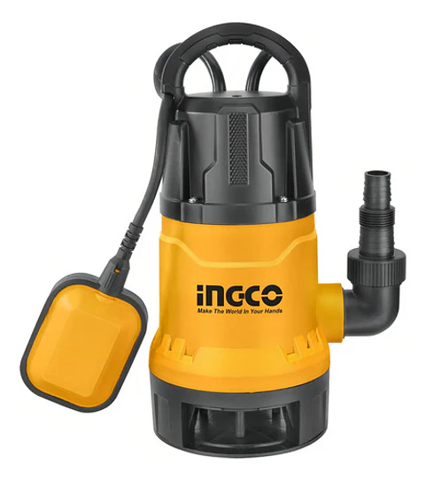 Bomba Sumergible Plastica 750w Ingco Spd7508 Amarillo