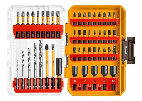 Set 49 Puntas Mechas Para Atornillador De Impacto Ingco
