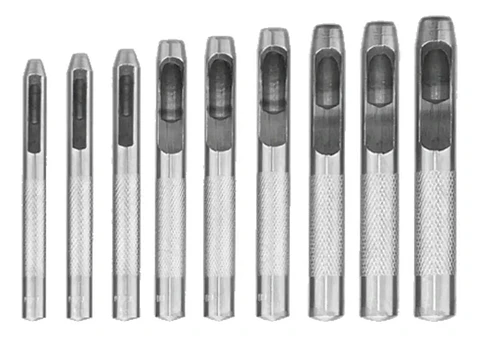 Kit Sacabocados De Impacto Set 9 Piezas