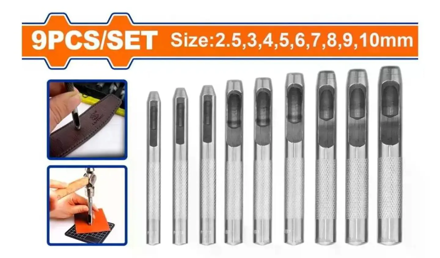 Kit Sacabocados De Impacto Set 9 Piezas 4