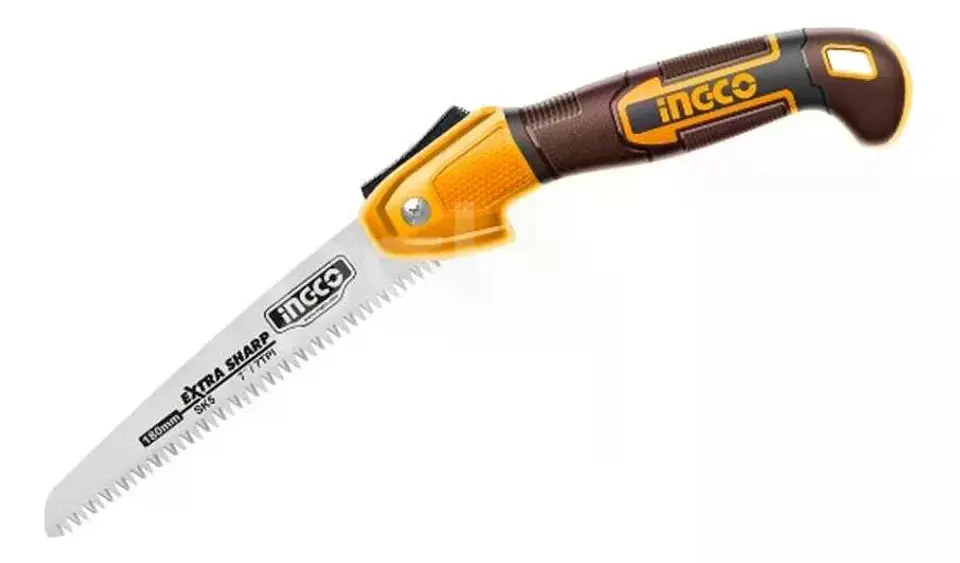 Serrucho Plegable Multiuso De Poda 180mm 7p Ingco Hfsw1806 3