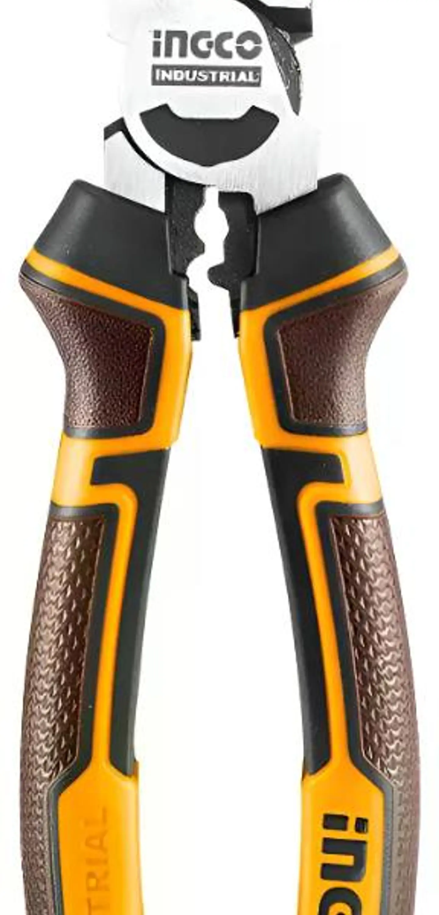 Alicate Corte Diagonal 180mm / 7 Pulgadas Ingco Hhldcp28180 Naranja/negro/marrón 1