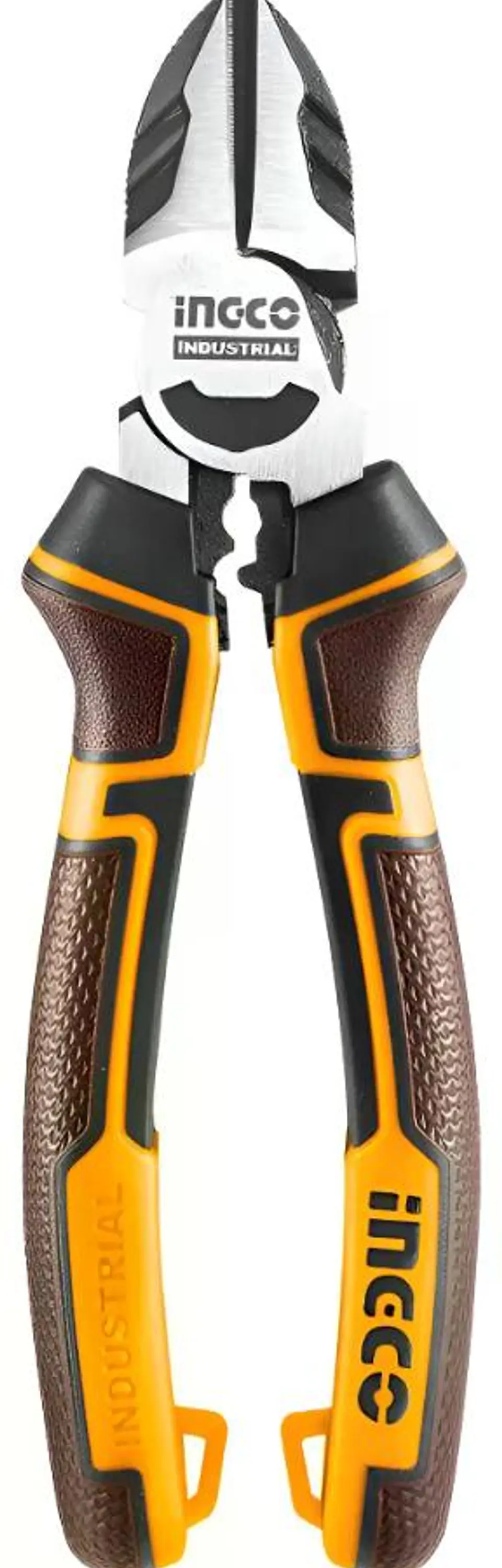Alicate Corte Diagonal 180mm / 7 Pulgadas Ingco Hhldcp28180 Naranja/negro/marrón 1