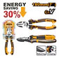 Alicate Corte Diagonal 180mm / 7 Pulgadas Ingco Hhldcp28180 Naranja/negro/marrón - Miniatura 2