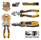 Alicate Corte Diagonal 180mm / 7 Pulgadas Ingco Hhldcp28180 Naranja/negro/marrón - Miniatura 3