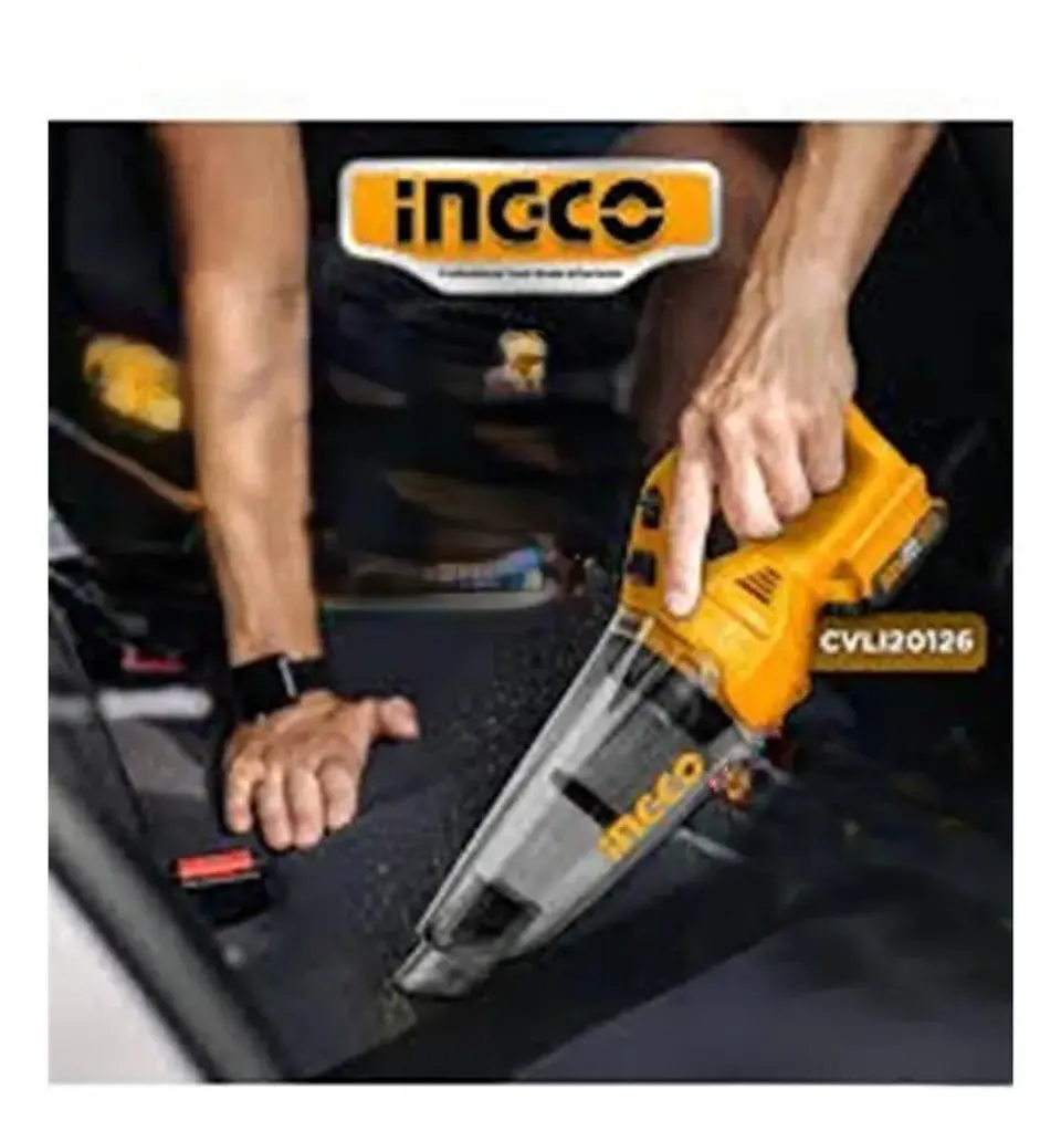 Aspiradora Inalambrica 20v 0.5lt 9kpa Ingco Cvli201261 Naranja 9