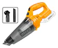 Aspiradora Inalambrica 20v 0.5lt 9kpa Ingco Cvli201261 Naranja - Miniatura 11