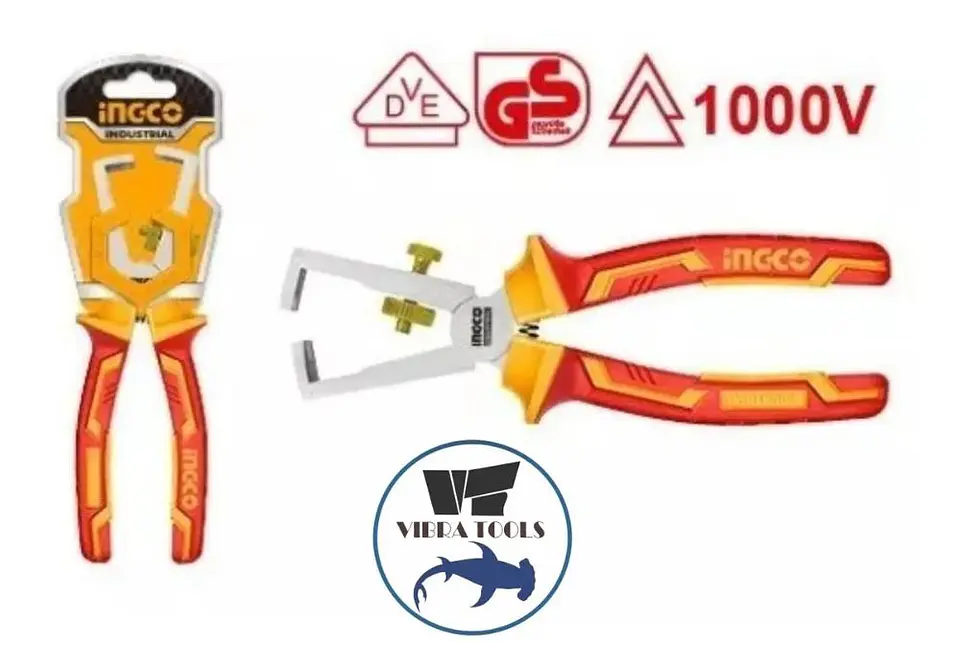 Alicate Pelacables Aislado 6 Pulgadas Ingco Industrial 4