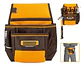 Bolso Porta Herramientas Cinturon 9 Bolsillo 35cm 10kg Ingco Marrón - Miniatura 1