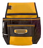 Bolso Porta Herramientas Cinturon 9 Bolsillo 35cm 10kg Ingco Marrón - Miniatura 4