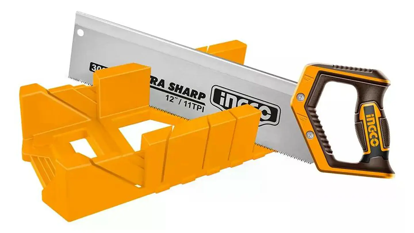 Caja De Inglete Serrucho Costilla 11tpi 300mm 12 Pulga Ingco 4
