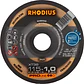 Disco Corte Acero Metal Xt38 4 1/2 115mm Rhodius Proline Ii Negro - Miniatura 1