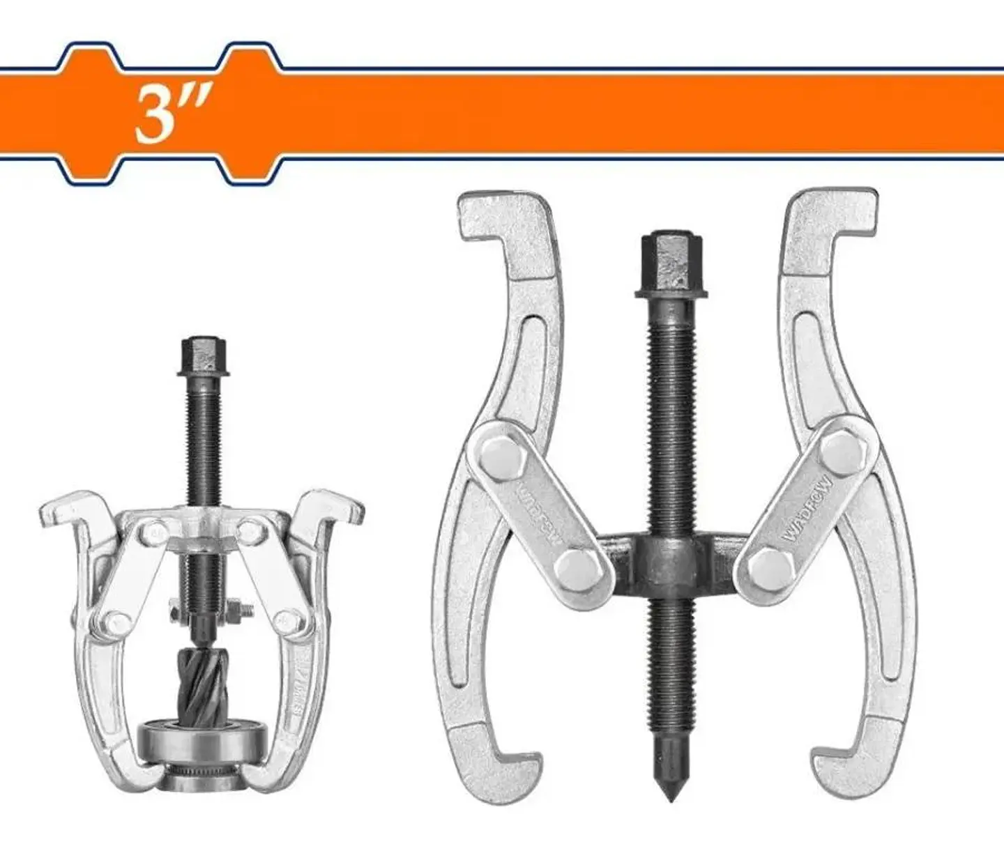 Extractor De Polea Rodamiento 2 Patas 3 PuLG Wadfow Cojinete 2