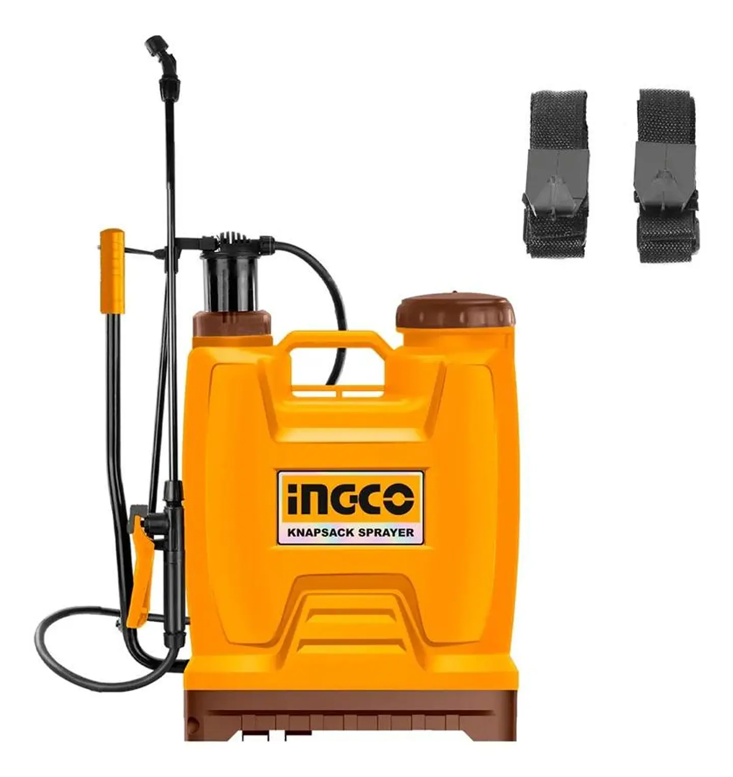 Fumigador Pulverizador Mochila 16lt 4,5 Bar Ingco Hspp41602 Amarillo 1