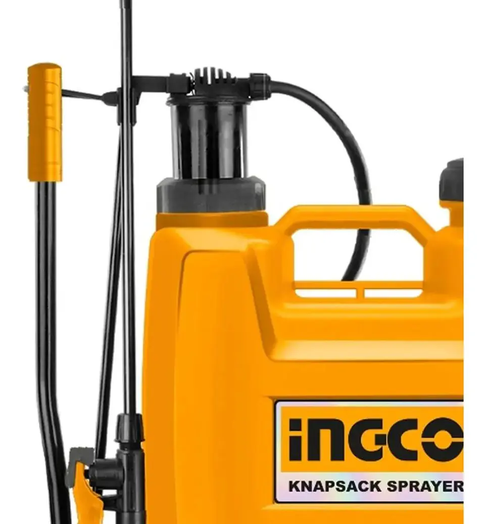 Fumigador Pulverizador Mochila 16lt 4,5 Bar Ingco Hspp41602 Amarillo 4