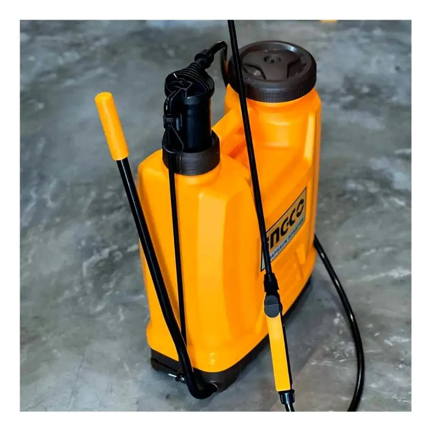 Fumigador Pulverizador Mochila 16lt 4,5 Bar Ingco Hspp41602 Amarillo 6