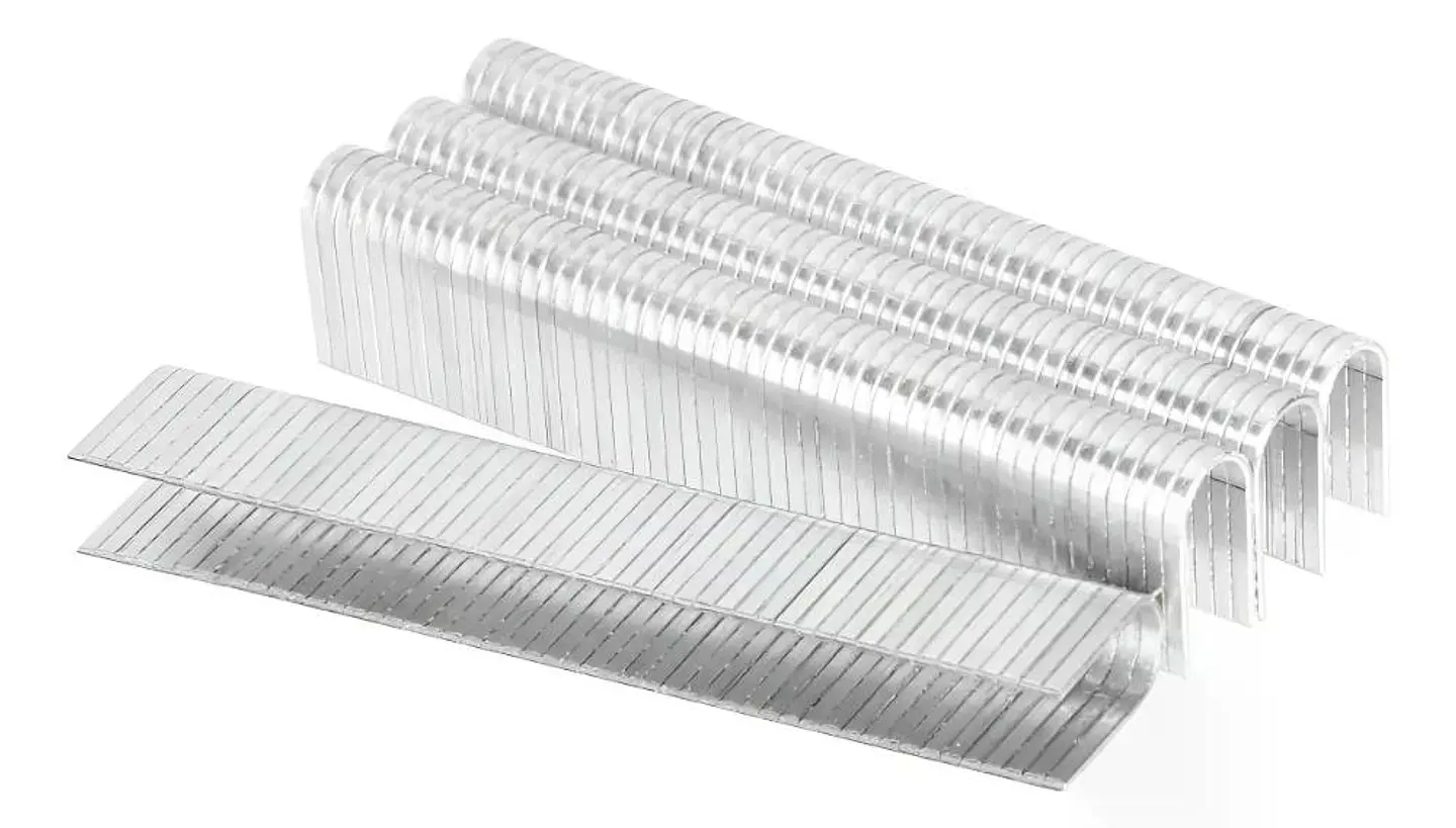 Grapas Grampas U 10x1.2mm 1000 Und Ingco Engrapadora Sts0412 Plateado 1