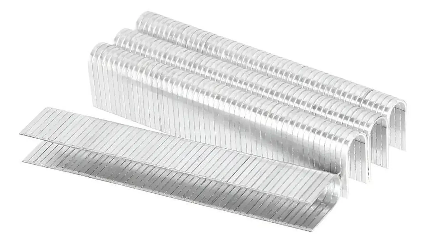 Grapas Grampas U 10x1.2mm 1000 Und Ingco Engrapadora Sts0412 Plateado 2