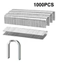 Grapas Grampas U 10x1.2mm 1000 Und Ingco Engrapadora Sts0412 Plateado - Miniatura 3