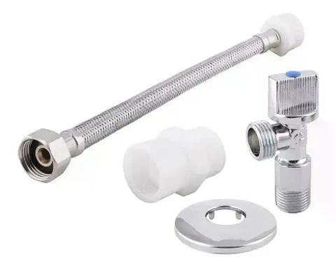 Kit Flexible Con Llave Angular 1/2 * 15/16 30cm Taumm