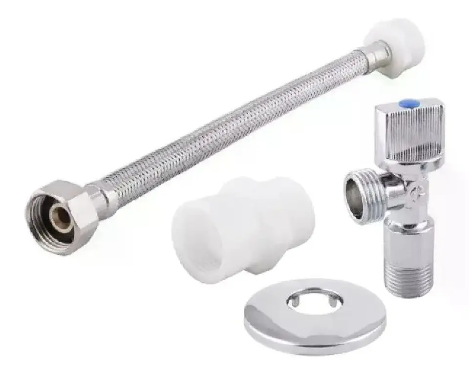 Kit Flexible Con Llave Angular 1/2 * 15/16 30cm Taumm 1