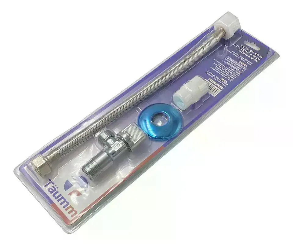 Kit Flexible Llave Angular 1/2 X 15/16 X 35cm Taumm 3