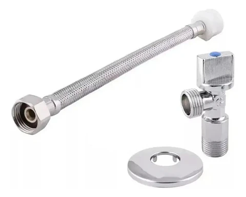Kit Flexible Llave Angular 1/2 X 15/16 X 35cm Taumm