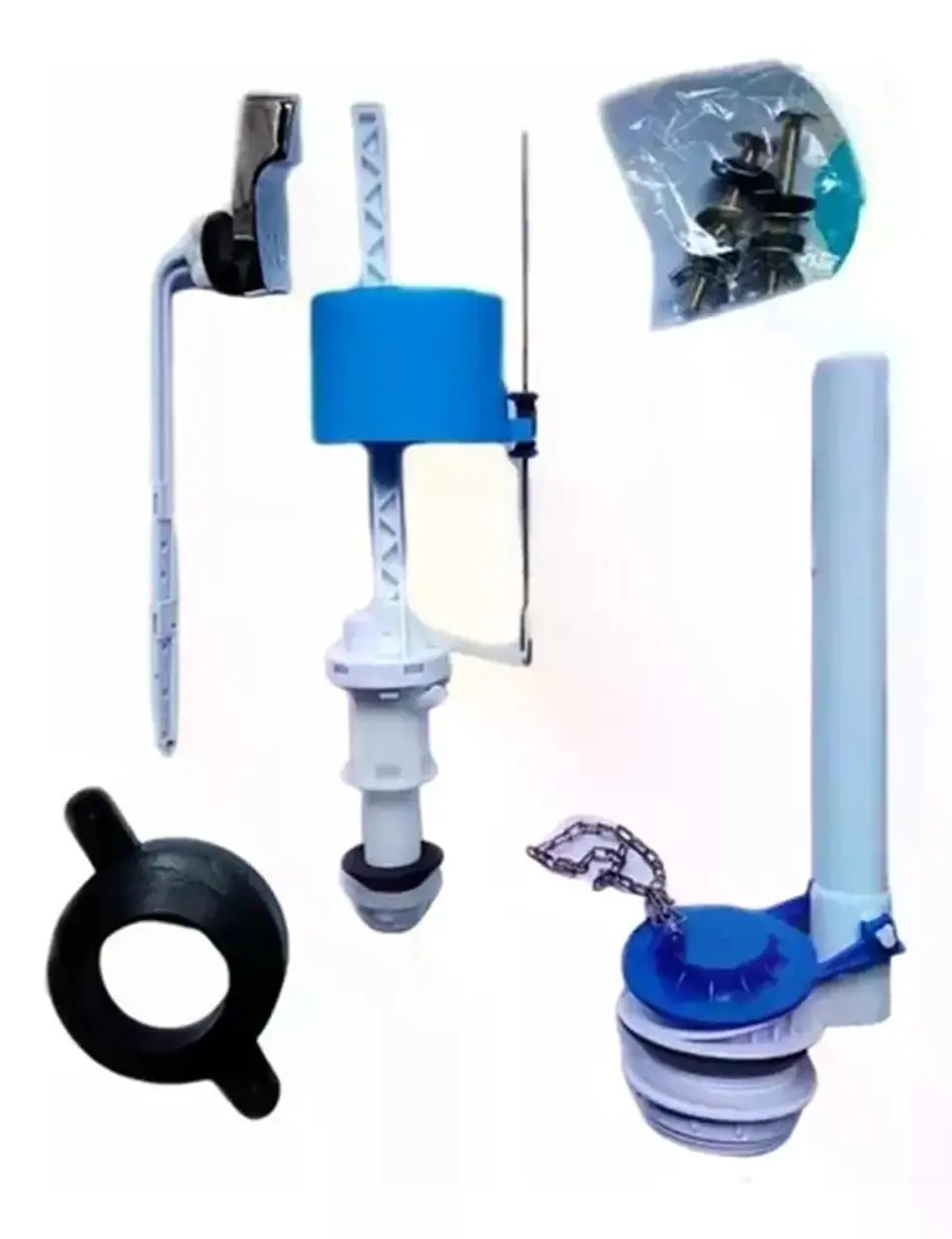 Kit Para Estanque Wc Carga Descarga Fijaciones Taumm Instala 2