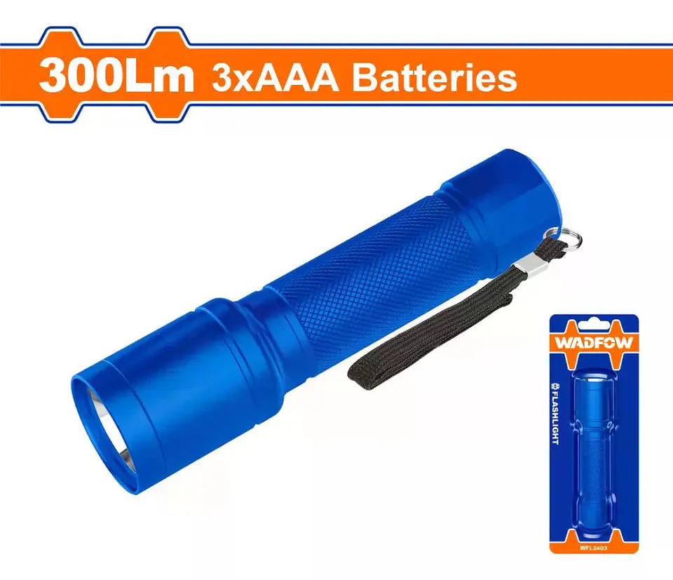 Linterna 300lm 130m Wadfow Wfl2403 Azul Azul 4