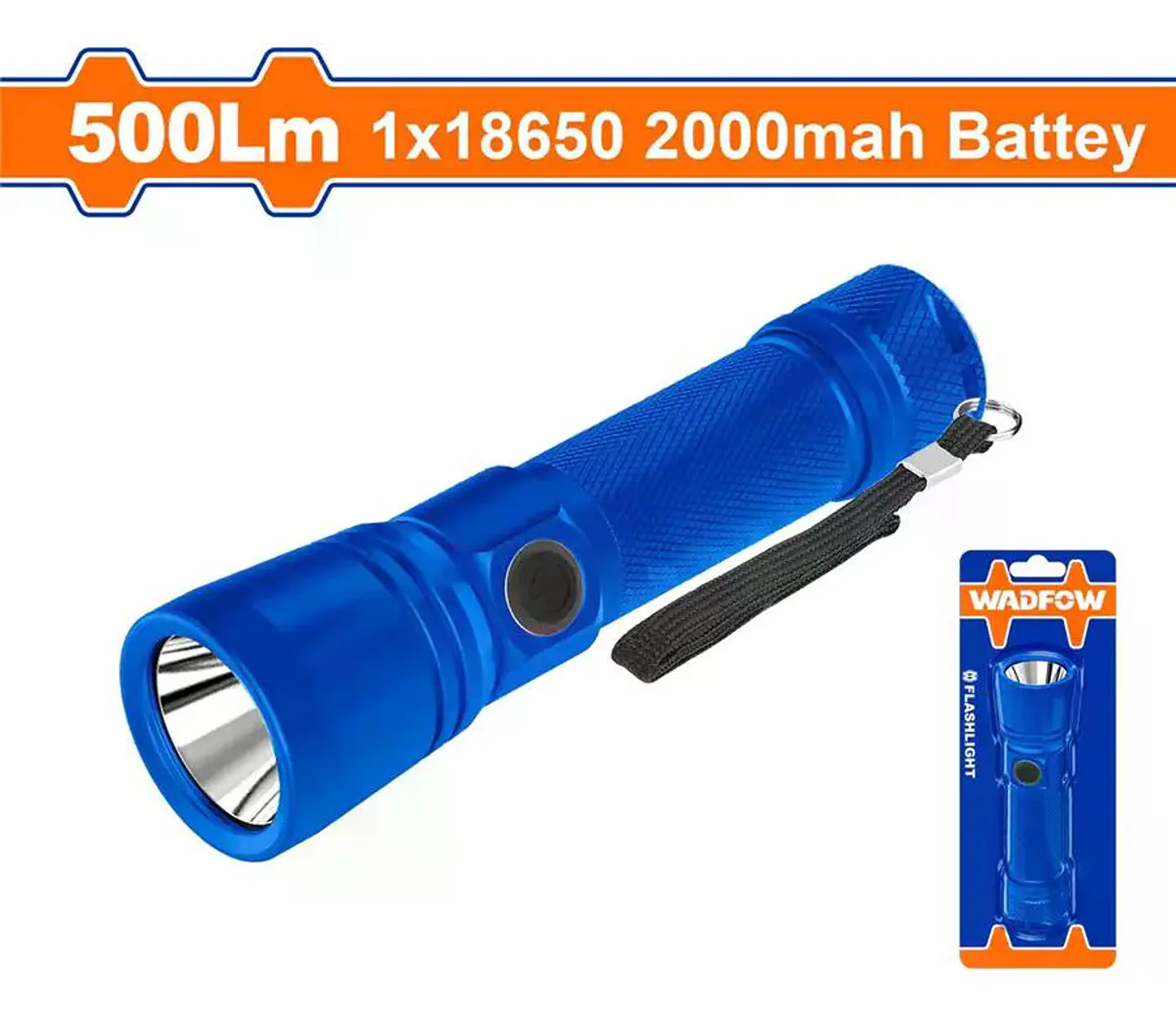 Linterna 500lm 130m Wadfow Wfl5408 Azul 7