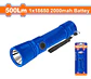 Linterna 500lm 130m Wadfow Wfl5408 Azul - Miniatura 7