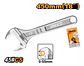 Llave Ajustable 450mm / 18 Ingco Hadw131182 Amarillo - Miniatura 2