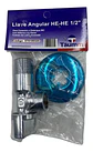 Llave Angular He-he 1/2 Pulgadas Taumm Con Adorno Pared - Miniatura 5