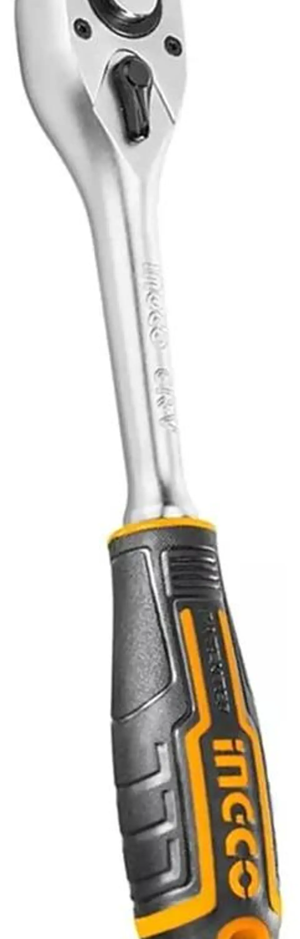 Llave Chicharra Crique 45t 26cm 1/2 Pulgadas Ingco Hrth0812 Amarillo Y Negro 1