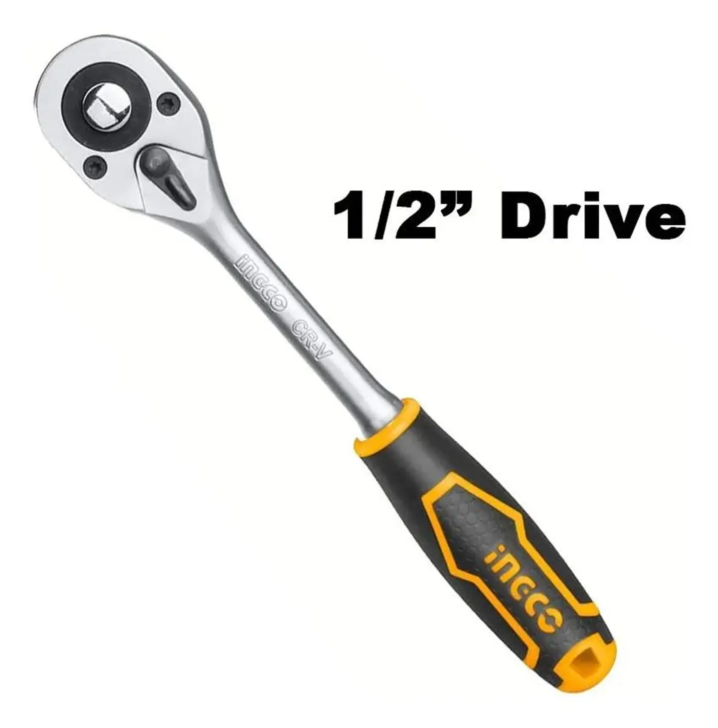 Llave Chicharra Crique 45t 26cm 1/2 Pulgadas Ingco Hrth0812 Amarillo Y Negro 4