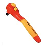 Llave Chicharra Industrial Aislada Vde 36t 1/2 Ingco Amarillo Amarillo - Miniatura 4