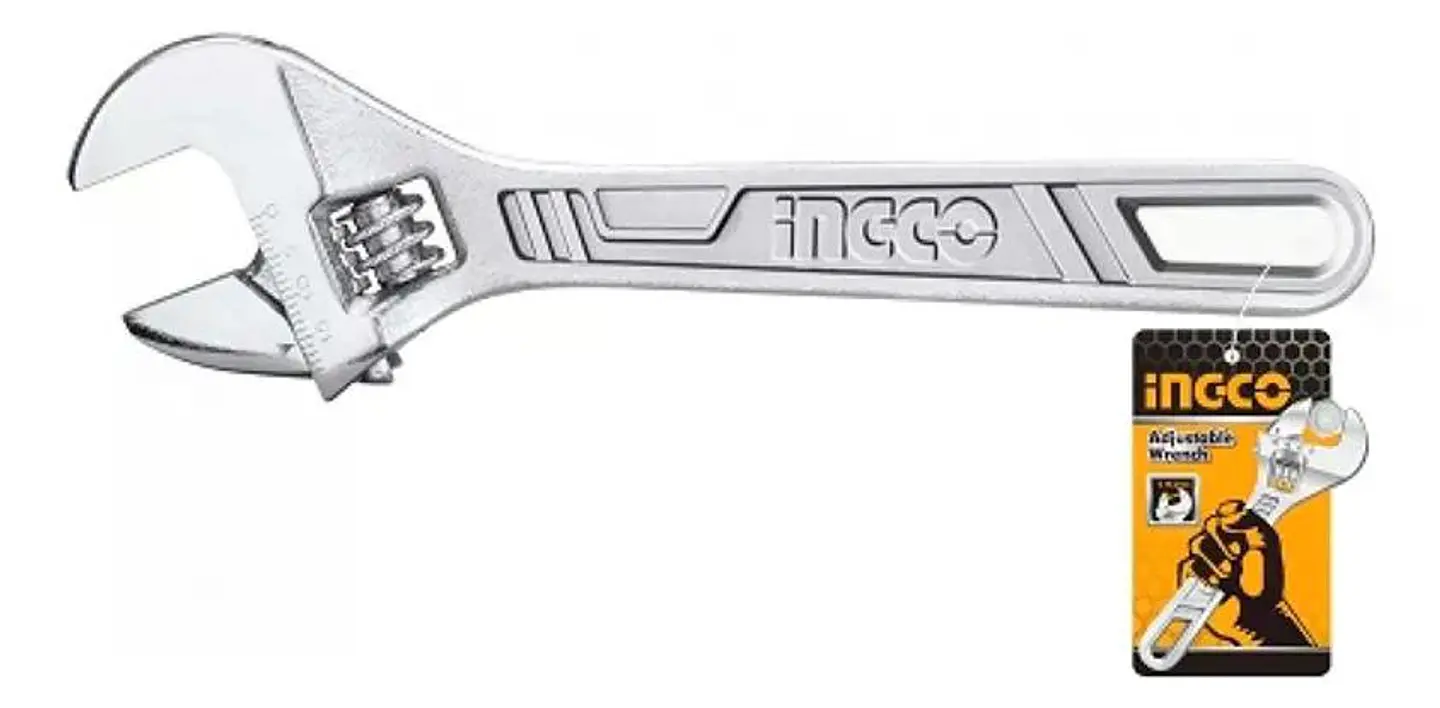 Llave Francesa Ajustable 150 Mm 6 Pulgadas Ingco Hadw131062 5