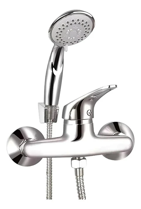 Llave Monomando Ducha Domenica Taumm Plata Cromado