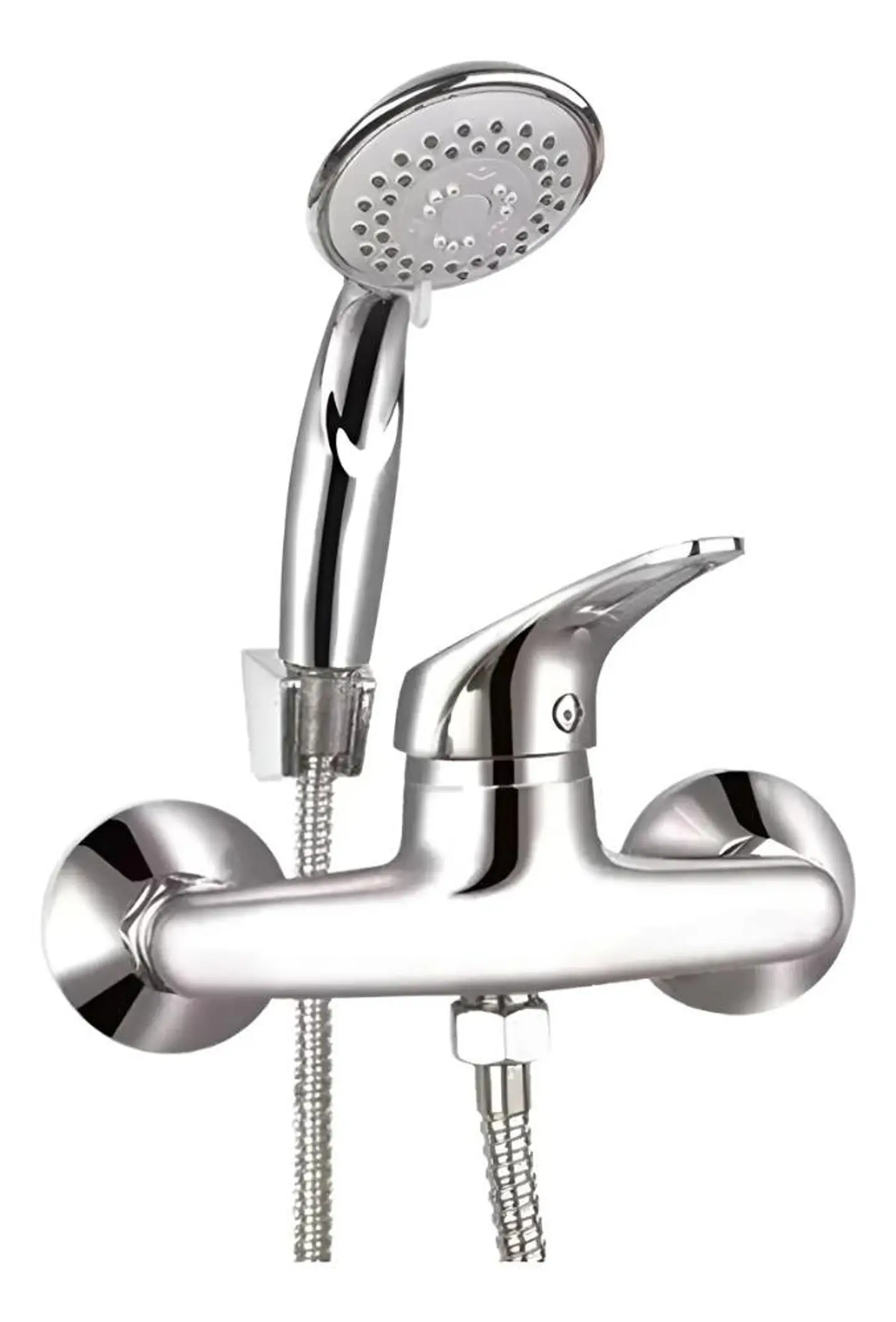 Llave Monomando Ducha Domenica Taumm Plata Cromado 1