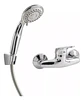 Llave Monomando Ducha Domenica Taumm Plata Cromado - Miniatura 2