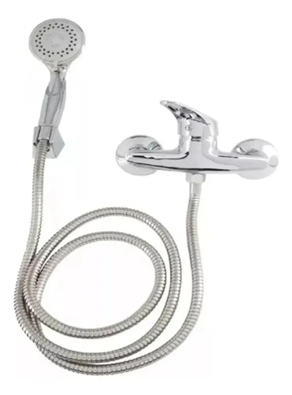 Llave Monomando Ducha Domenica Taumm Plata Cromado 3