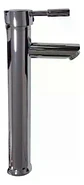 Llave Monomando Lavatorio Alto Modern Taumm Grifo Plateado Brillante - Miniatura 2