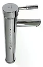 Llave Monomando Lavatorio Alto Modern Taumm Grifo Plateado Brillante - Miniatura 3