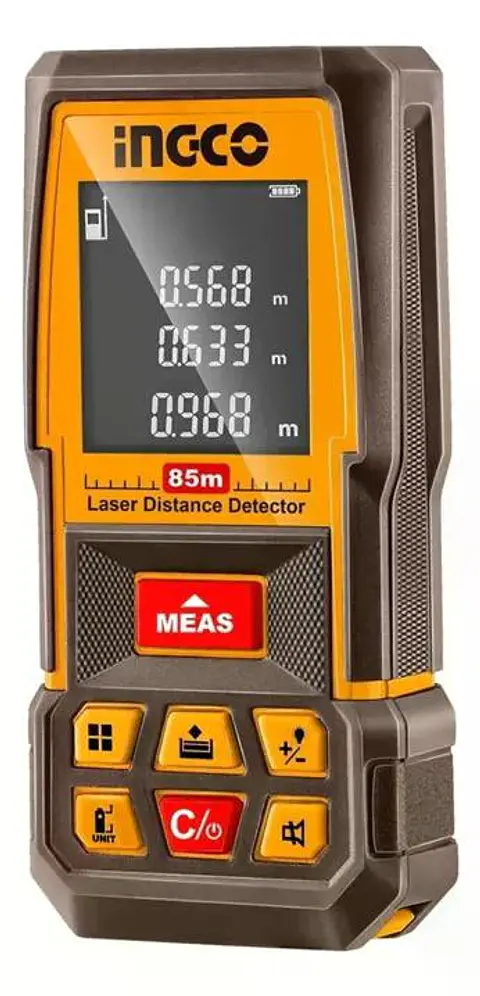 Medidor De Distancia Laser Industrial 85m Ingco Hldd07085