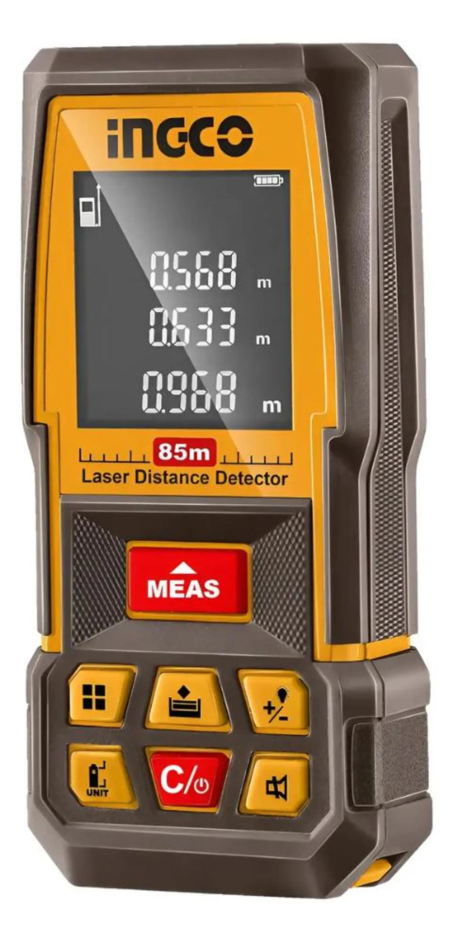 Medidor De Distancia Laser Industrial 85m Ingco Hldd07085 3