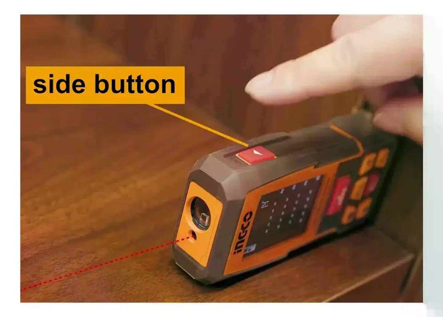 Medidor De Distancia Laser Industrial 85m Ingco Hldd07085 5